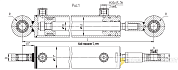 Гидроцилиндр МС63/30х320-3(4).11(555)