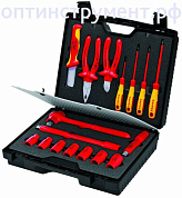 Чемодан компактный с инструментами электроизолированными 26 предметов KNIPEX 98 99 12 KN-989912