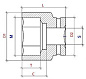 Головка торцевая 1"-WS-80