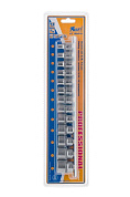 Набор торцевых головок Kraft 3/8" Dr. Высокие 13 шт. 6-19 мм (700317)