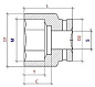 Головка торцевая 1"-WS-33