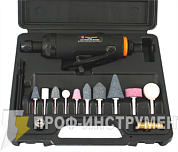 Бормашина пневматическая прямая в наборе PTI-B-71012K с низким уровнем шума