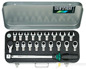 Динамометрический ключ и насадки в наборе, 1/2", 20 предметов