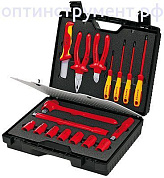 Чемодан компактный с инструментами электроизолированными 17 предметов  KNIPEX 98 99 11 KN-989911